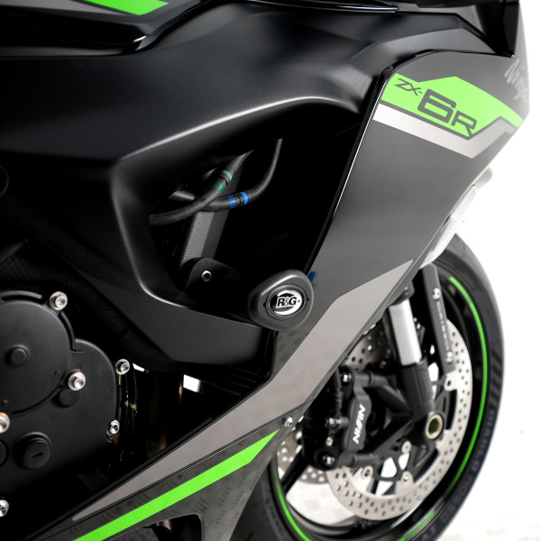R&G Aero Style (Non-Drill) Crash Protectors for Kawasaki ZX6-R '24-